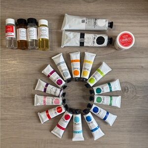 New Gamblin Artist Oil Paint Lot + Mediums –Painting  Supplies Art, Painting